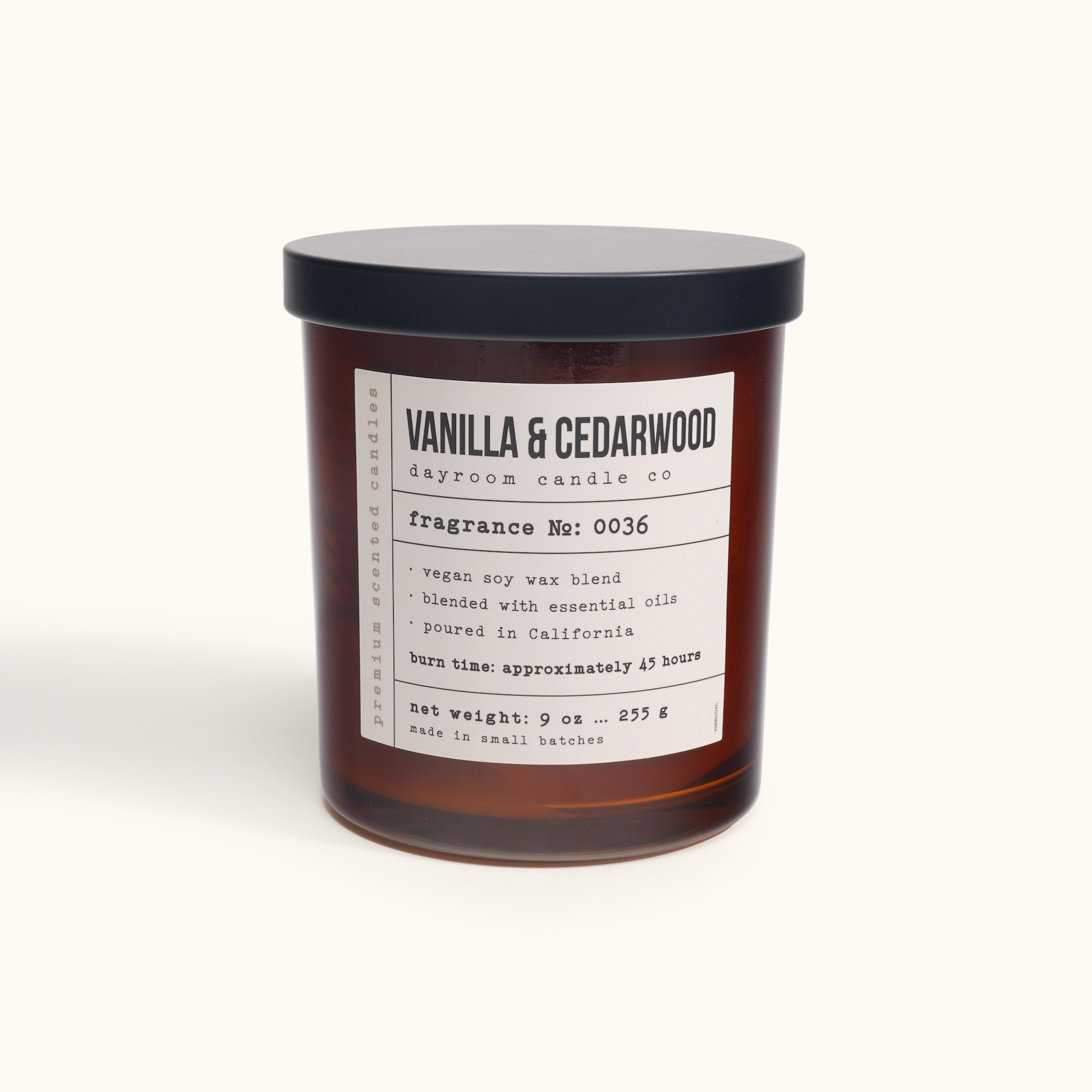 Vanilla & Cedarwood 9oz Candle