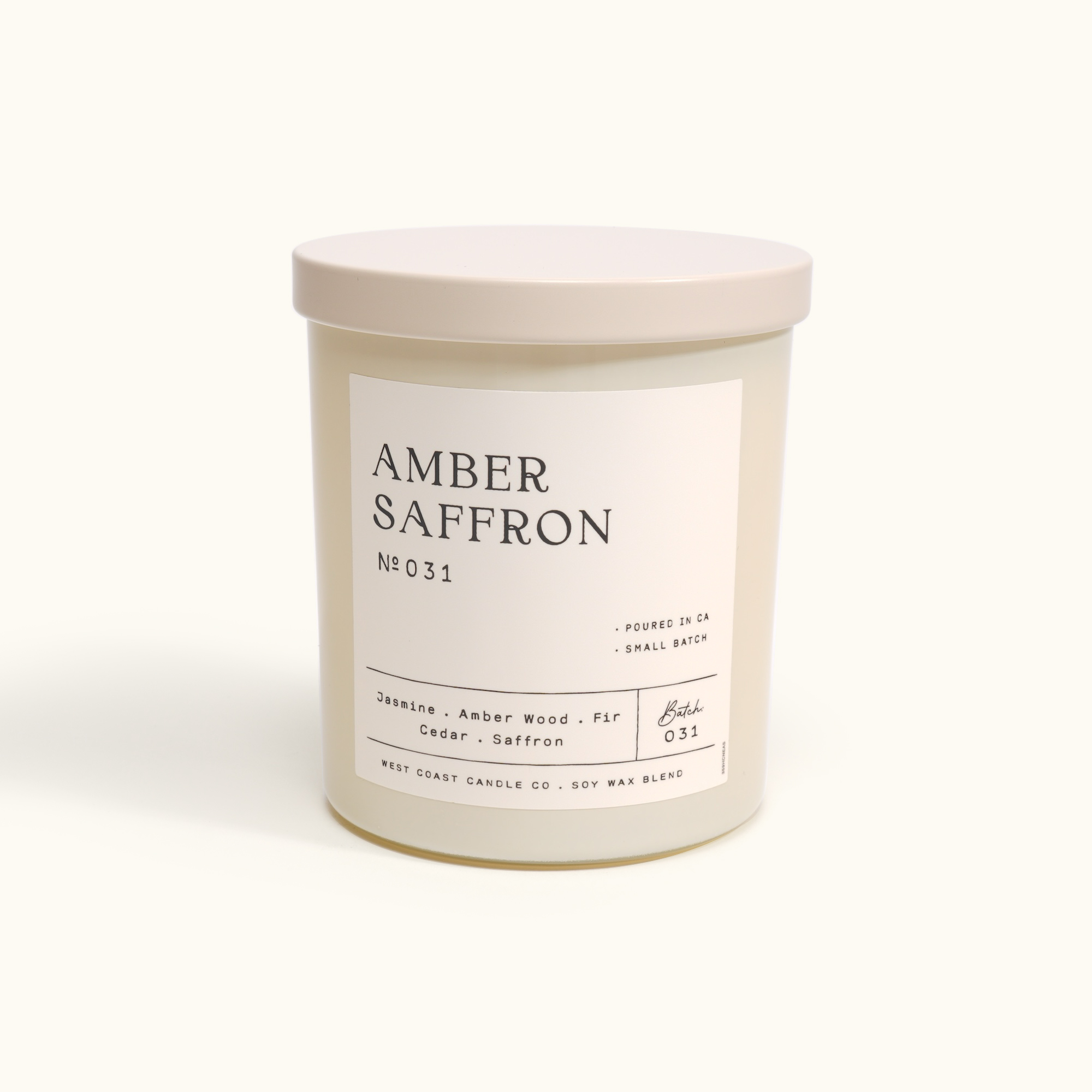 Amber Saffron 9oz Candle