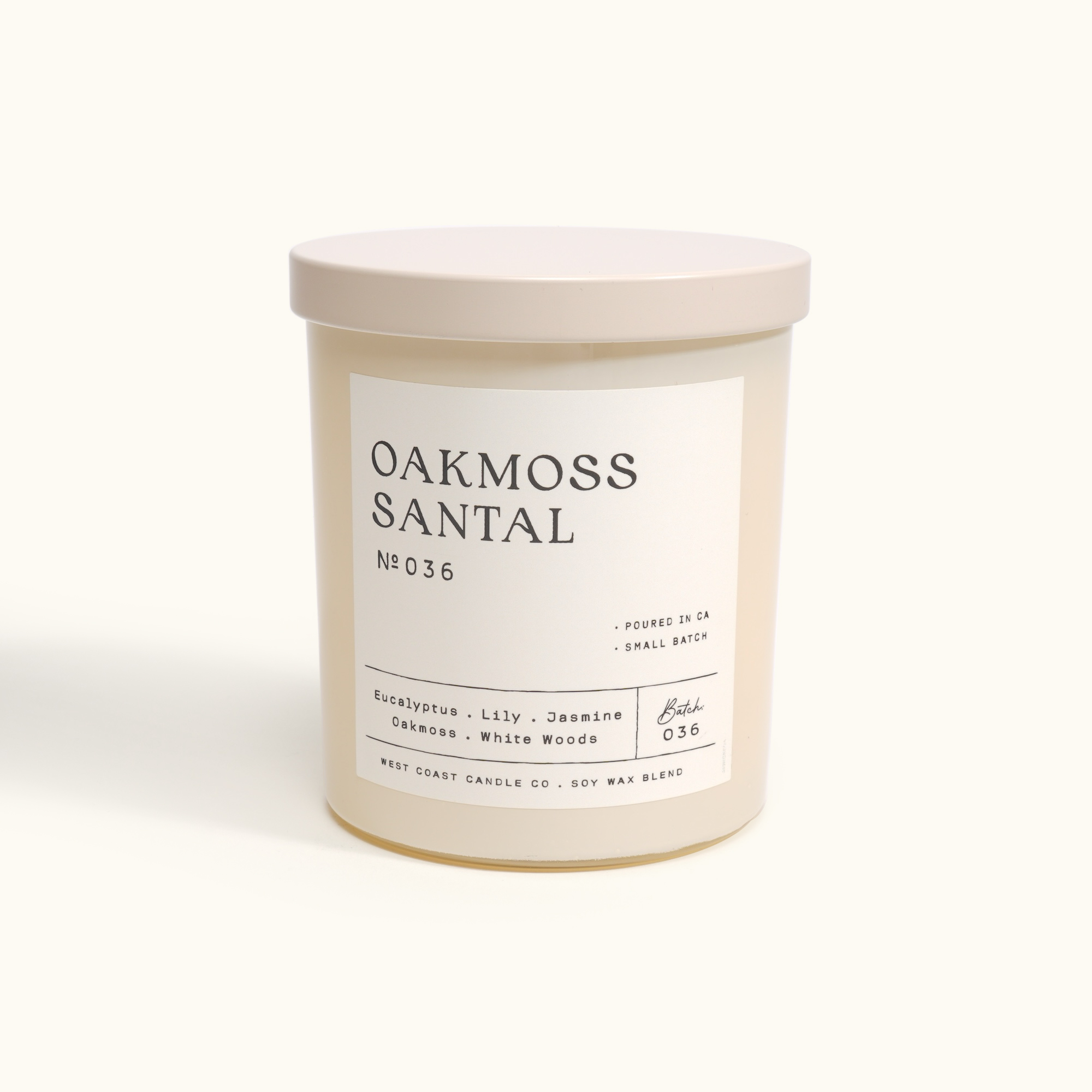 Oakmoss Santal 9oz Candle
