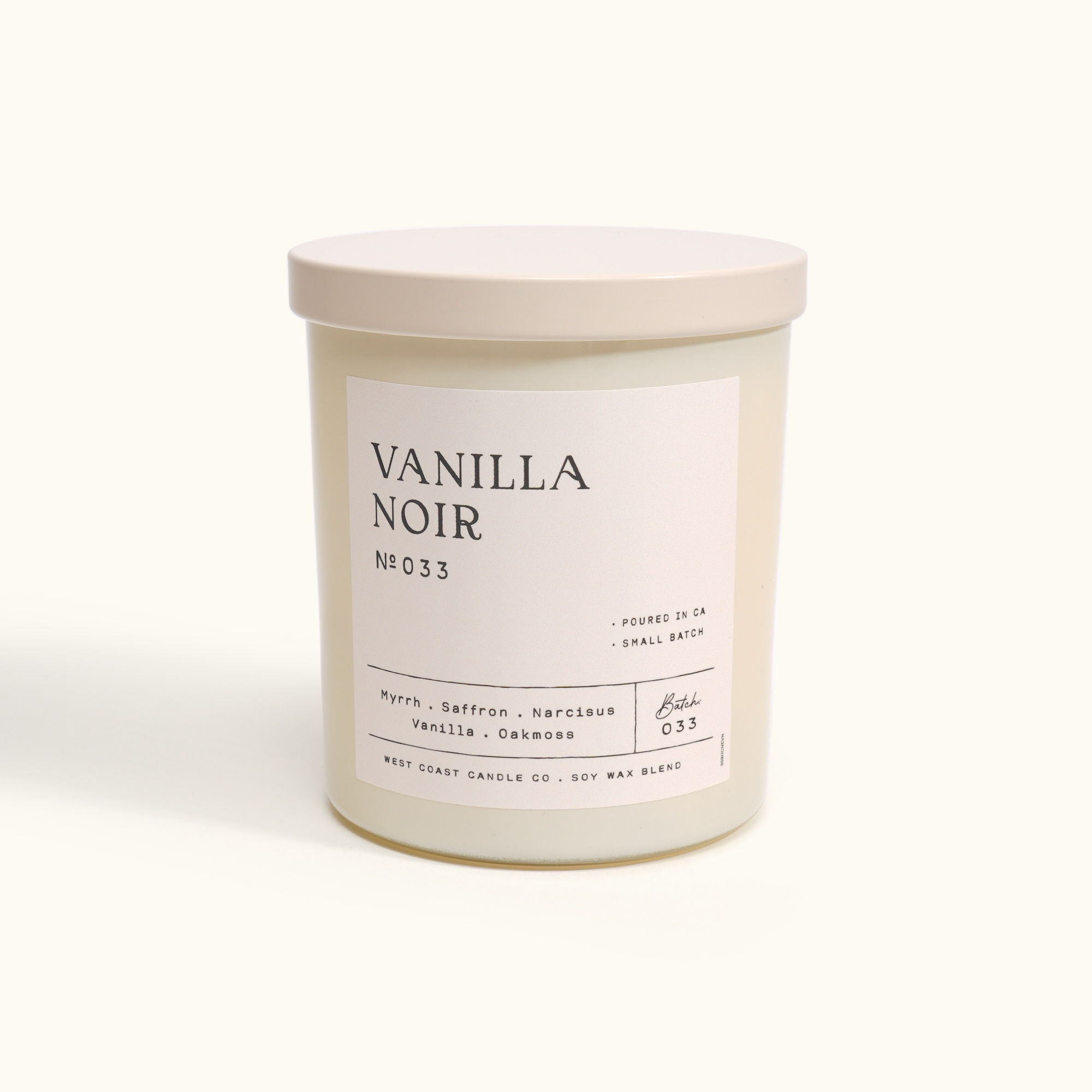 Vanilla Noir 9oz Candle